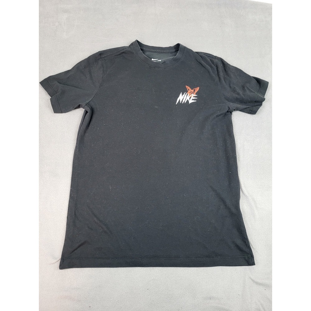 Nike‎ Reigning Fire Basketball Shirt Mens Medium Black Lightweight Crew Neck